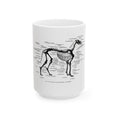 Load image into Gallery viewer, Greyhound Anatomy Ceramic Mug 15oz