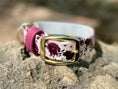 Load image into Gallery viewer, Cabernet Blossom Dog Collar