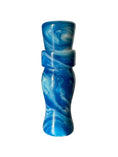 Load image into Gallery viewer, Blue & White Metallic Mini Call