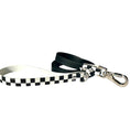 Load image into Gallery viewer, 6' Checkered & Black Leash
