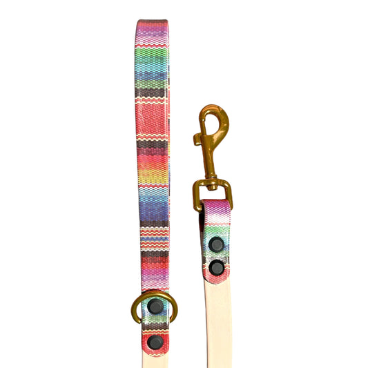 6' Serape & Powder Tan Leash