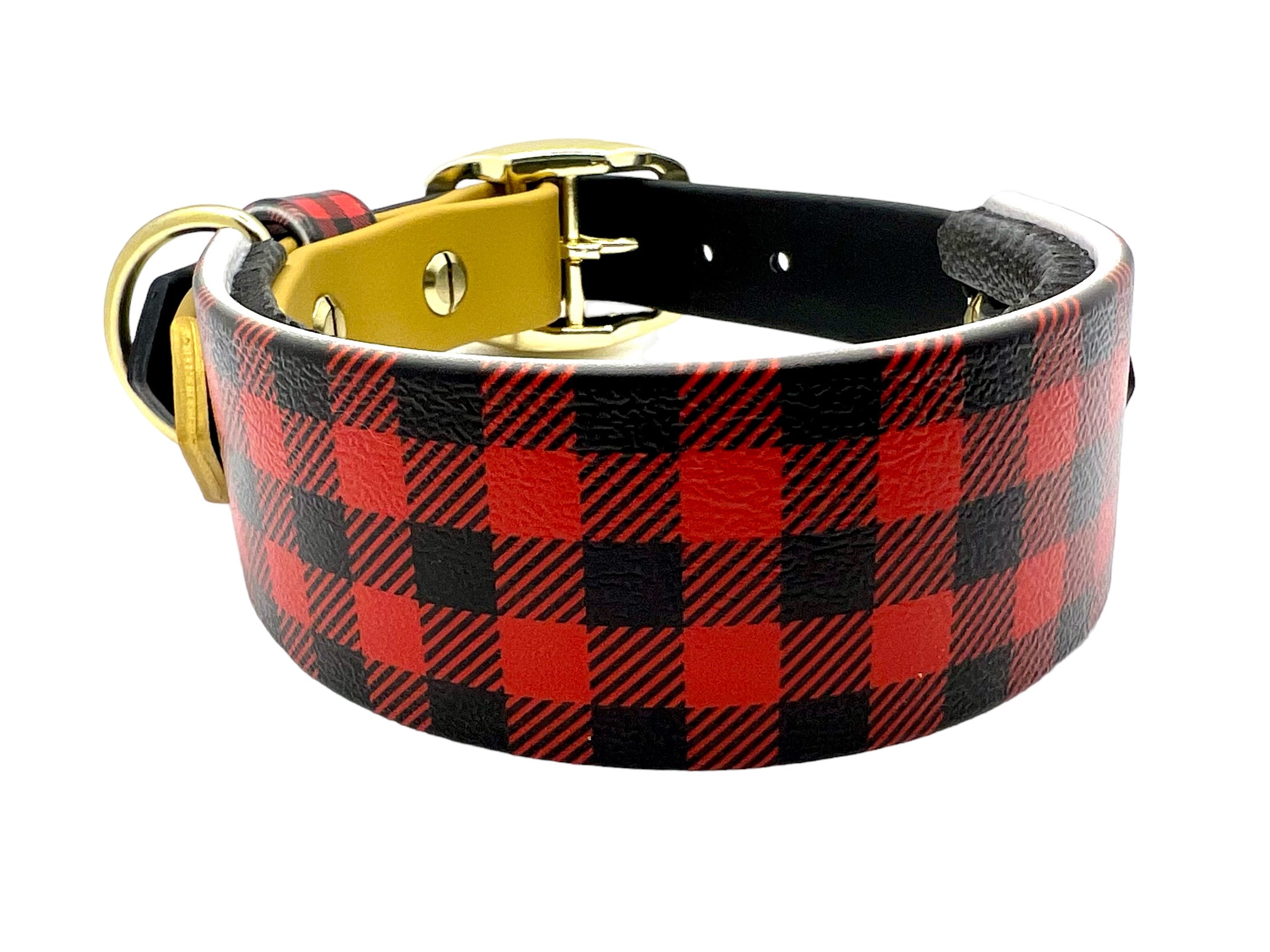 9-11.5" Buffalo Plaid Collar