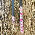 Load image into Gallery viewer, 4' Pink Floral & Black Leash
