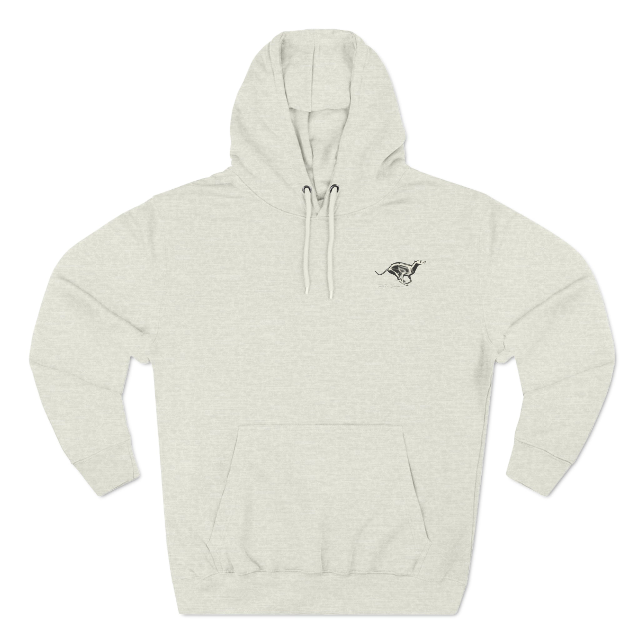 Whippet Anatomy Fleece Hoodie