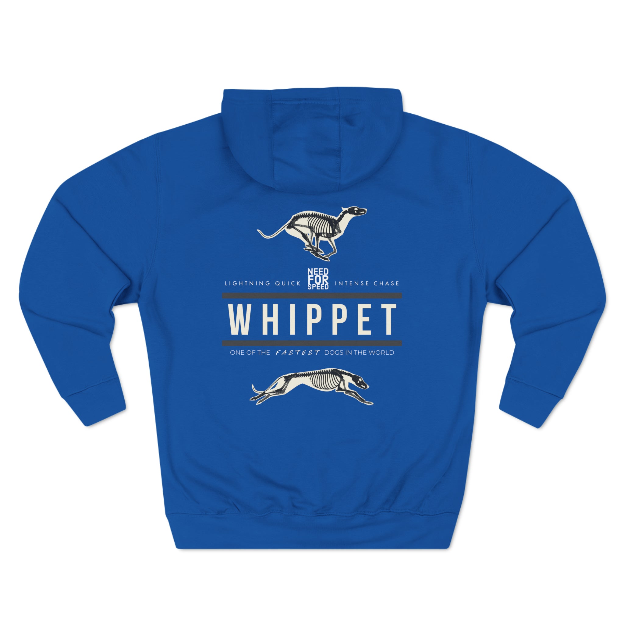 Whippet Anatomy Fleece Hoodie