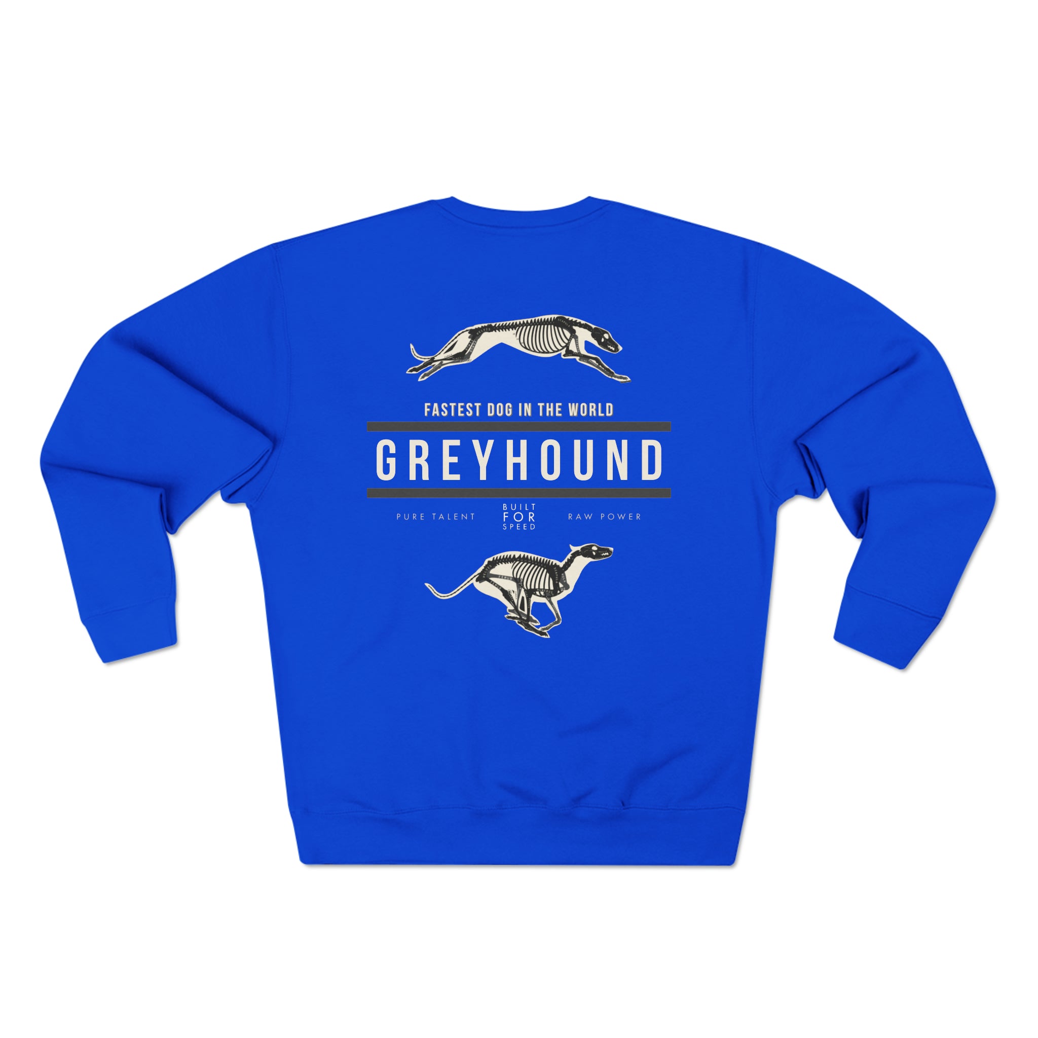 Greyhound Anatomy Crewneck Sweatshirt, Multiple Colors