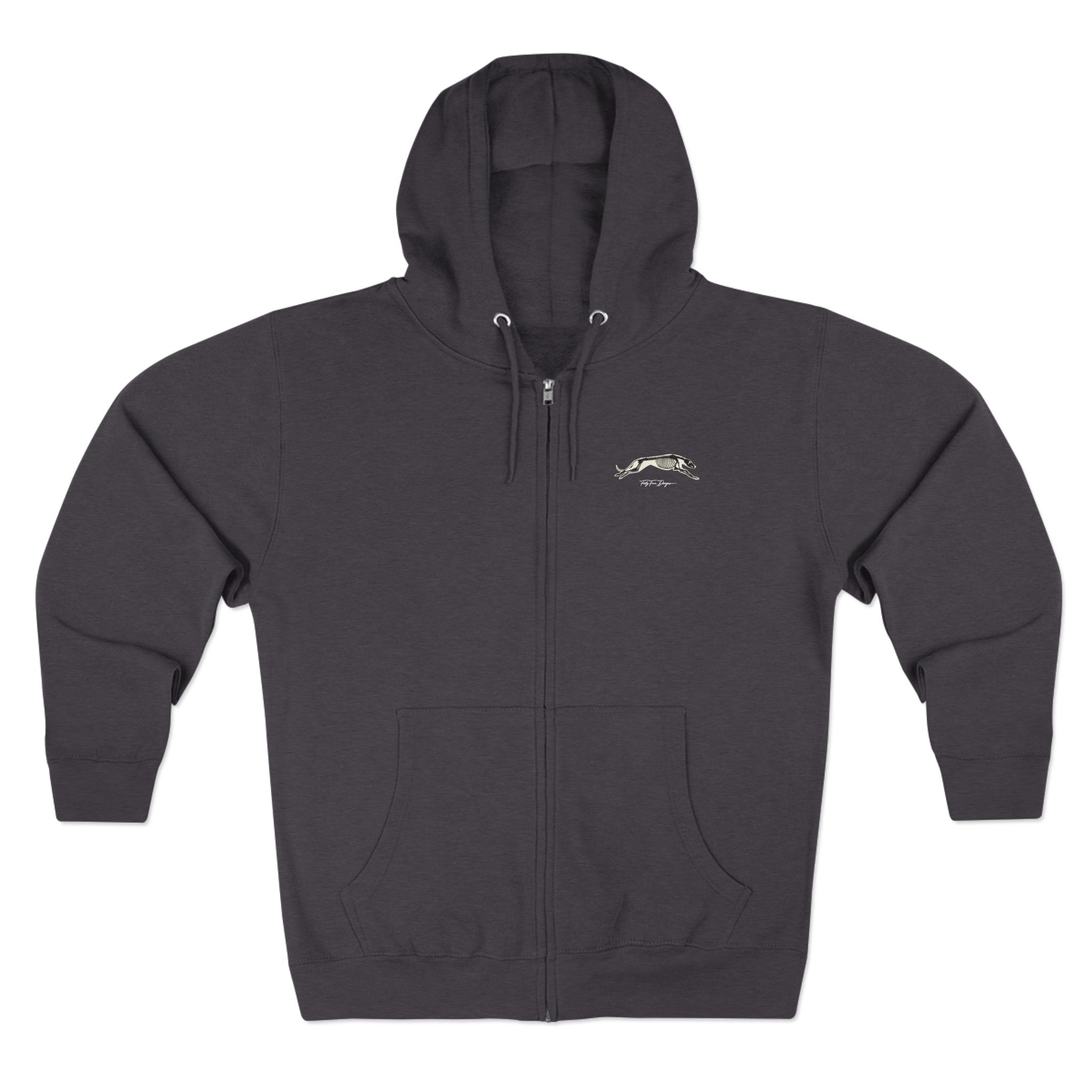Greyhound Anatomy Full Zip Hoodie