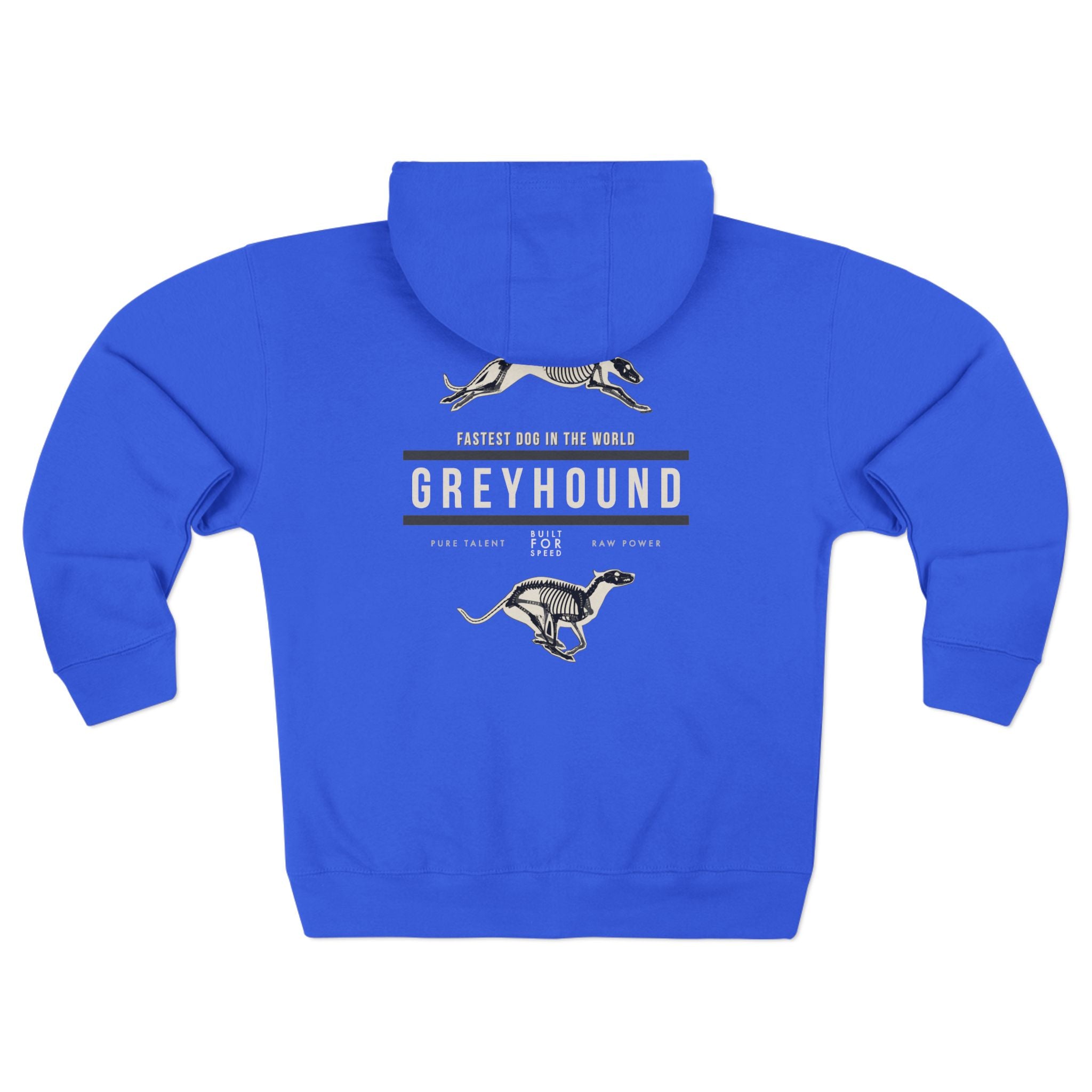 Greyhound Anatomy Full Zip Hoodie
