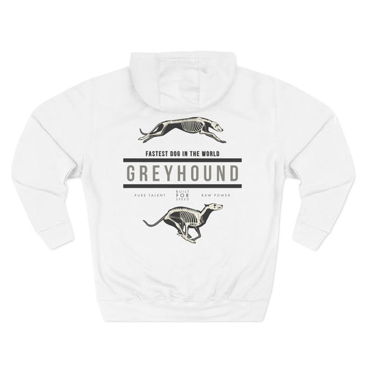 Greyhound Anatomy Fleece Hoodie, Multiple Colors