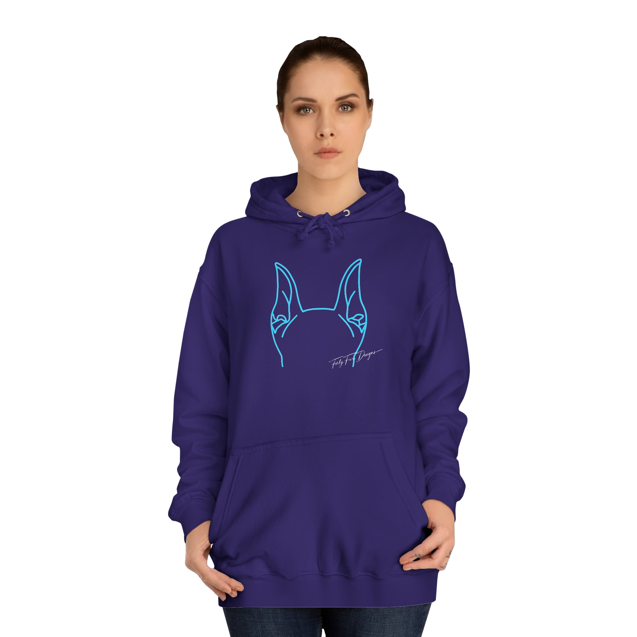 Doberman Ears Hoodie, Multiple Colors