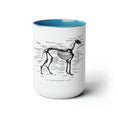 Load image into Gallery viewer, Greyhound Anatomy Coffee Mug, 15oz
