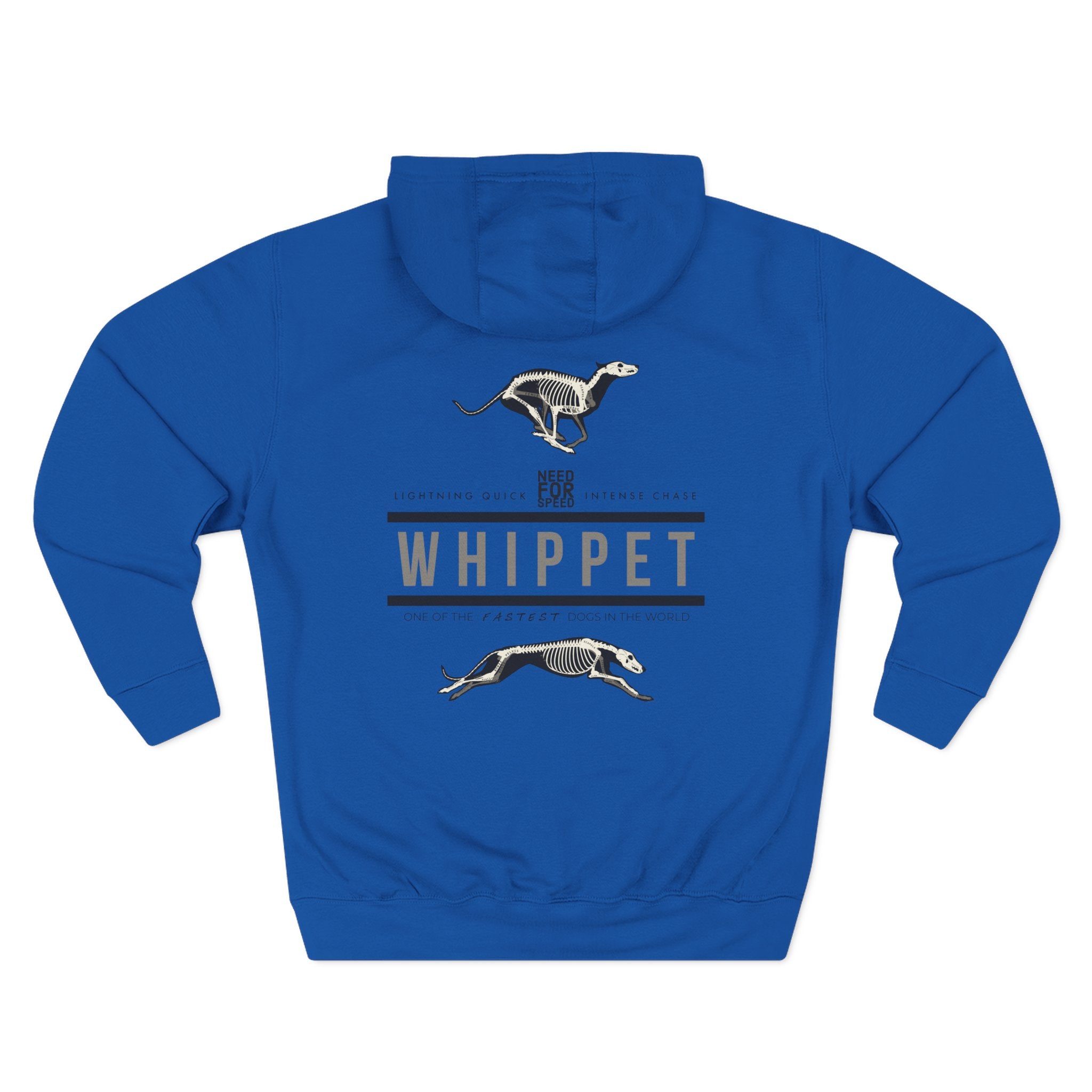 Whippet Anatomy Fleece Hoodie