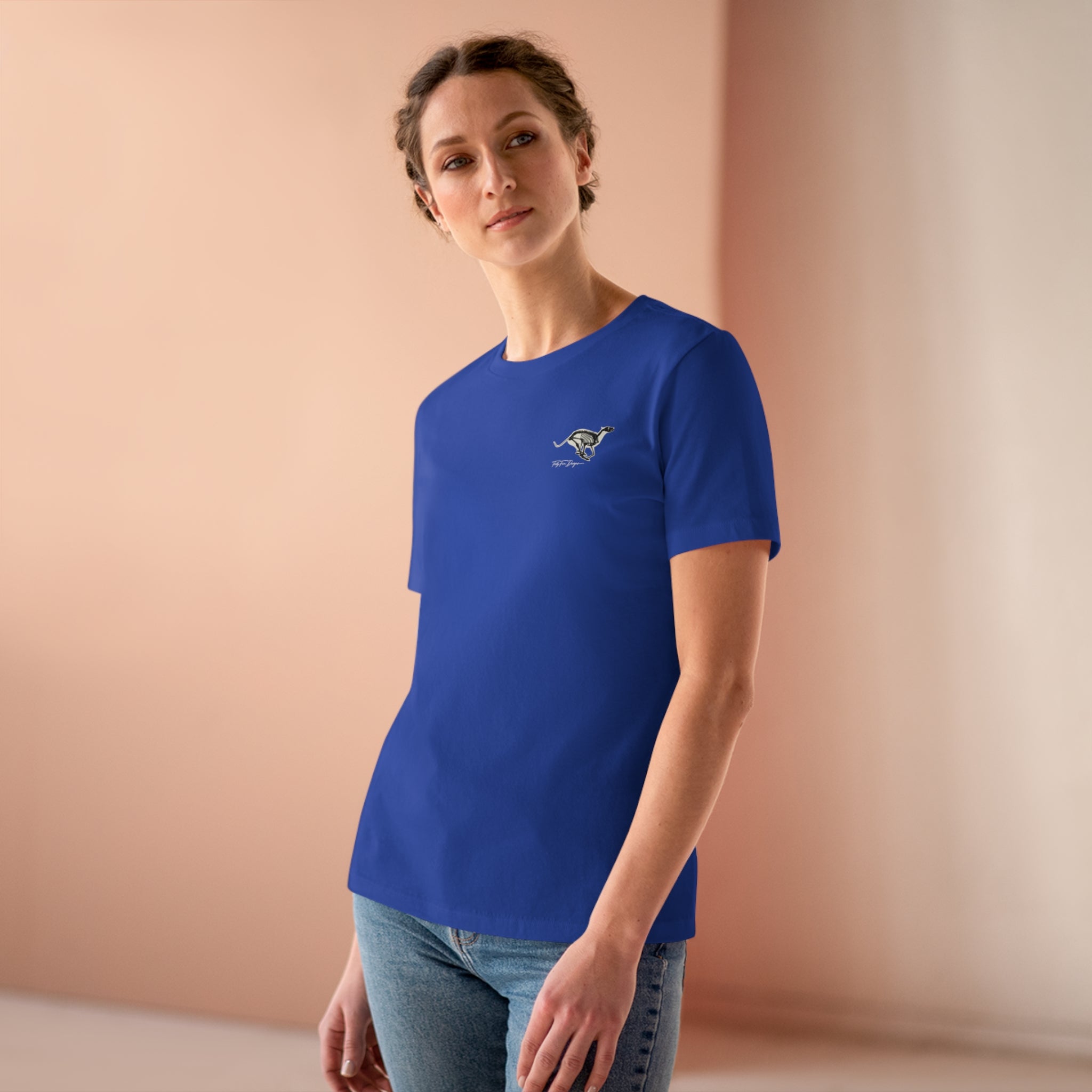 Women's Whippet Anatomy Cotton Tee