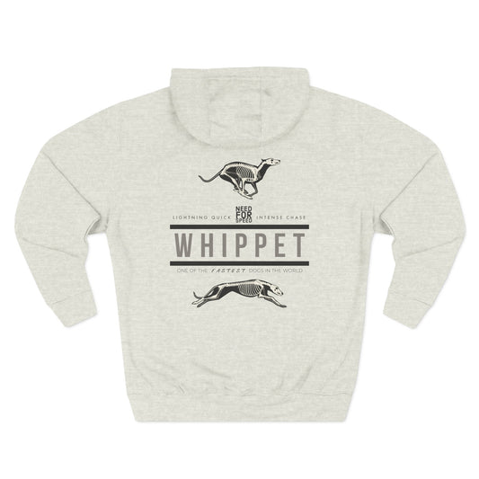 Whippet Anatomy Fleece Hoodie