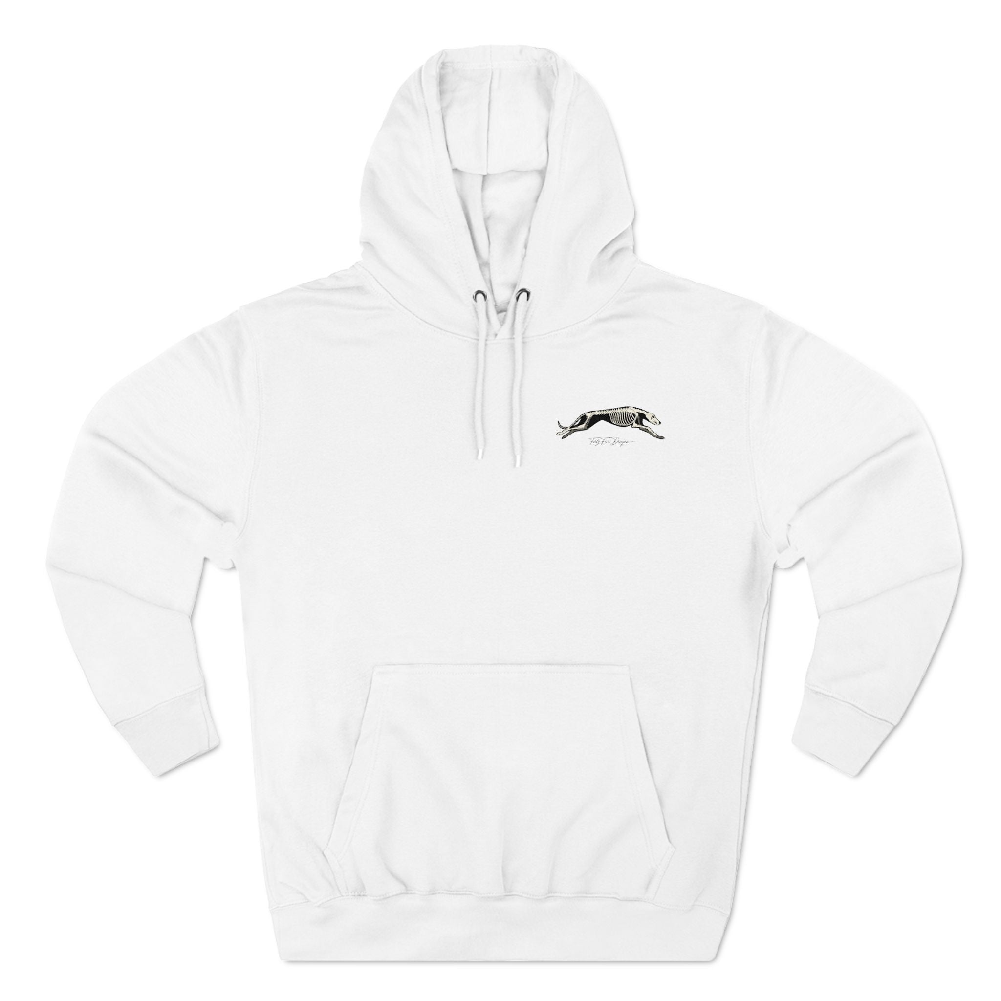Greyhound Anatomy Fleece Hoodie, Multiple Colors