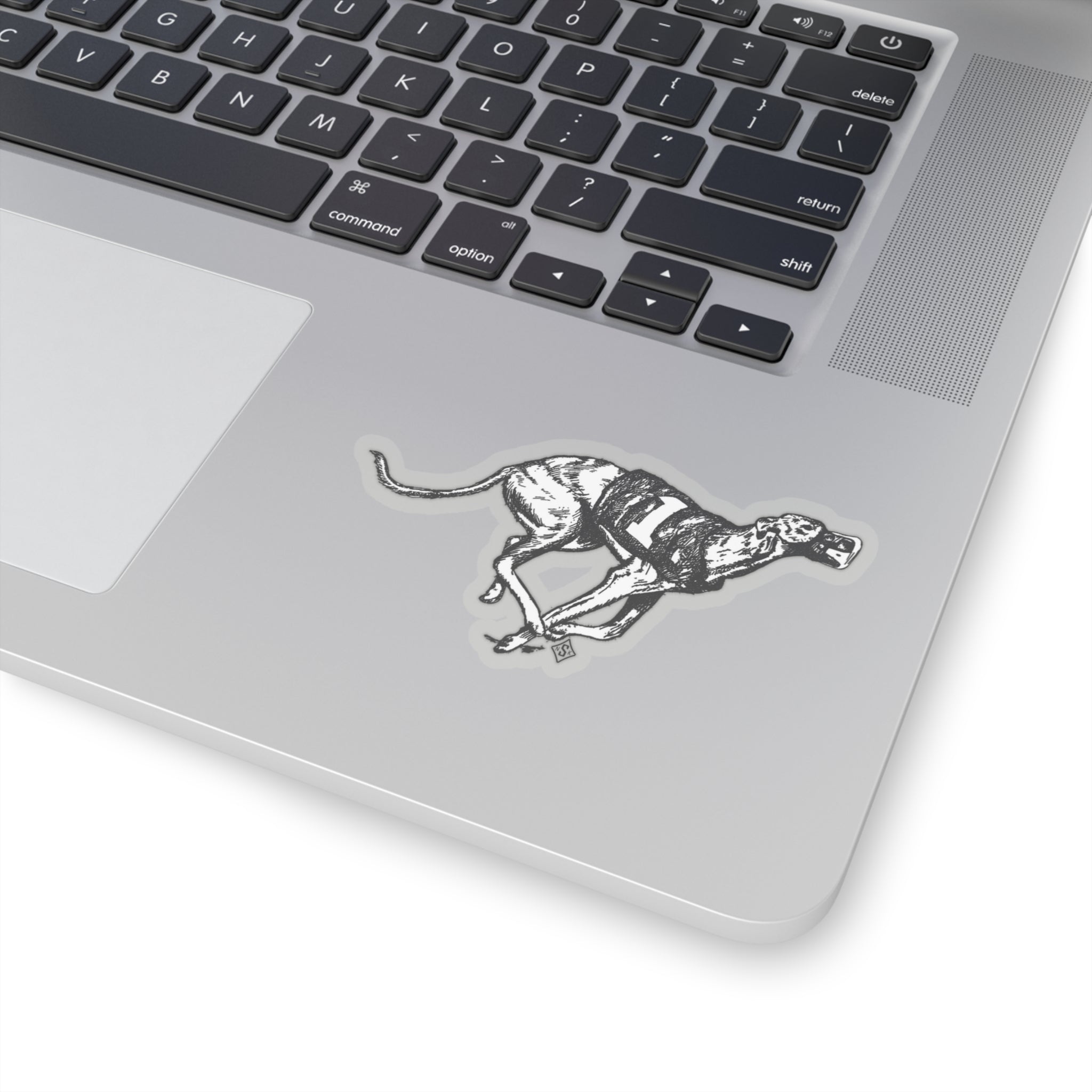 Greyhound Racer Sticker