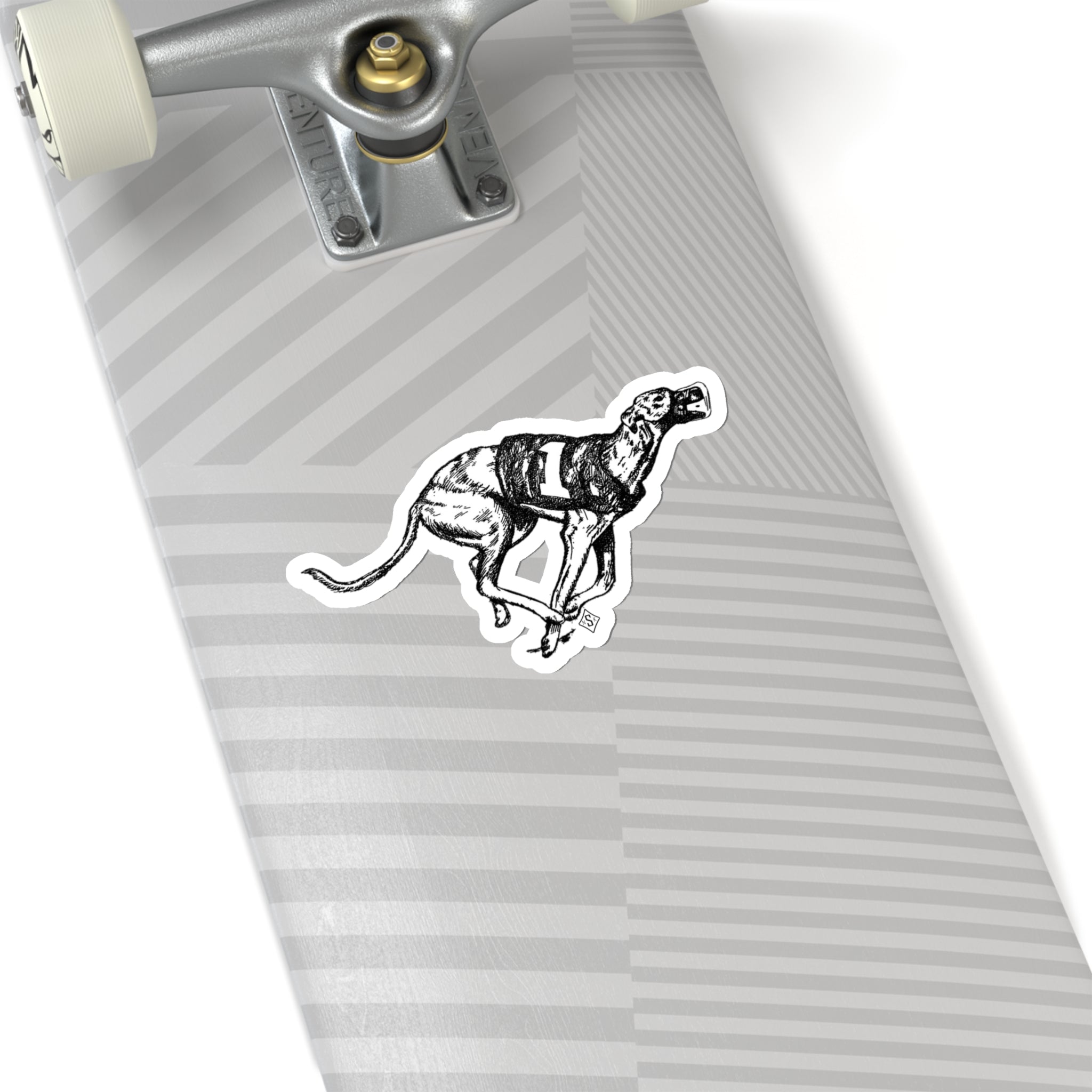 Greyhound Racer Sticker