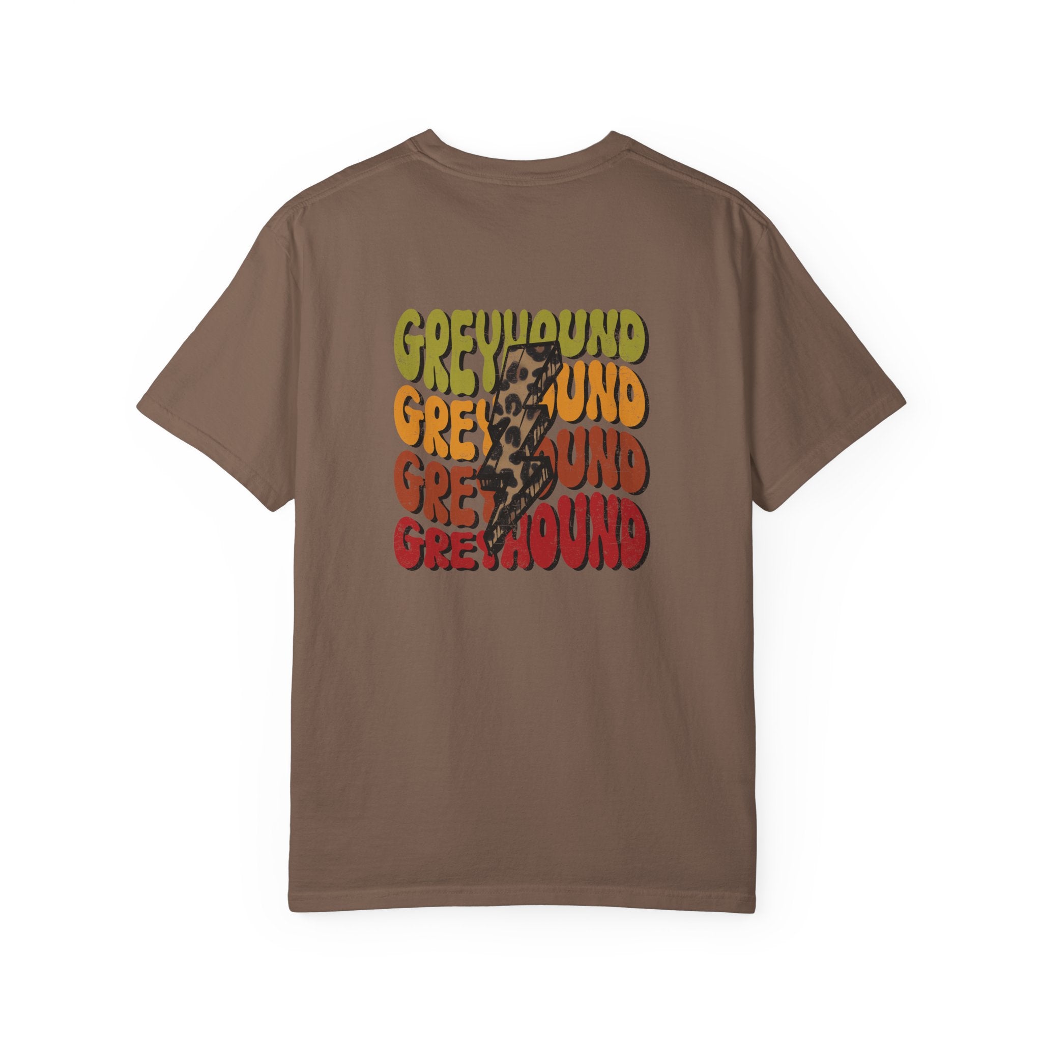 Greyhound Leopard Lightning T-shirt