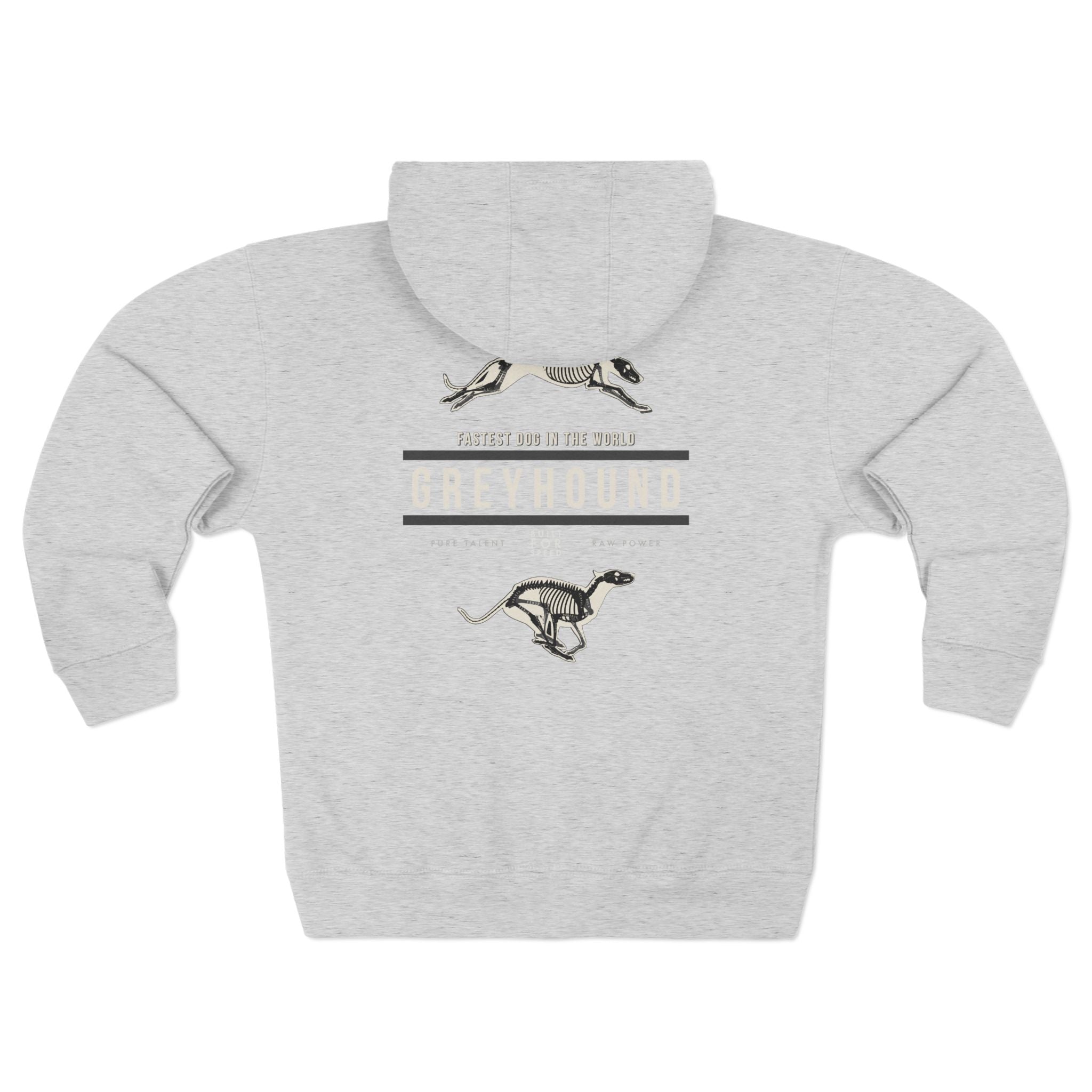 Greyhound Anatomy Full Zip Hoodie