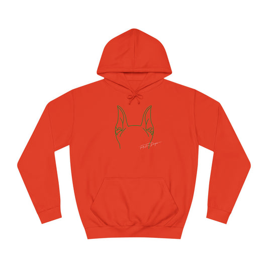 Doberman Ears Hoodie, Multiple Colors