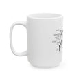 Load image into Gallery viewer, Greyhound Anatomy Ceramic Mug  15oz
