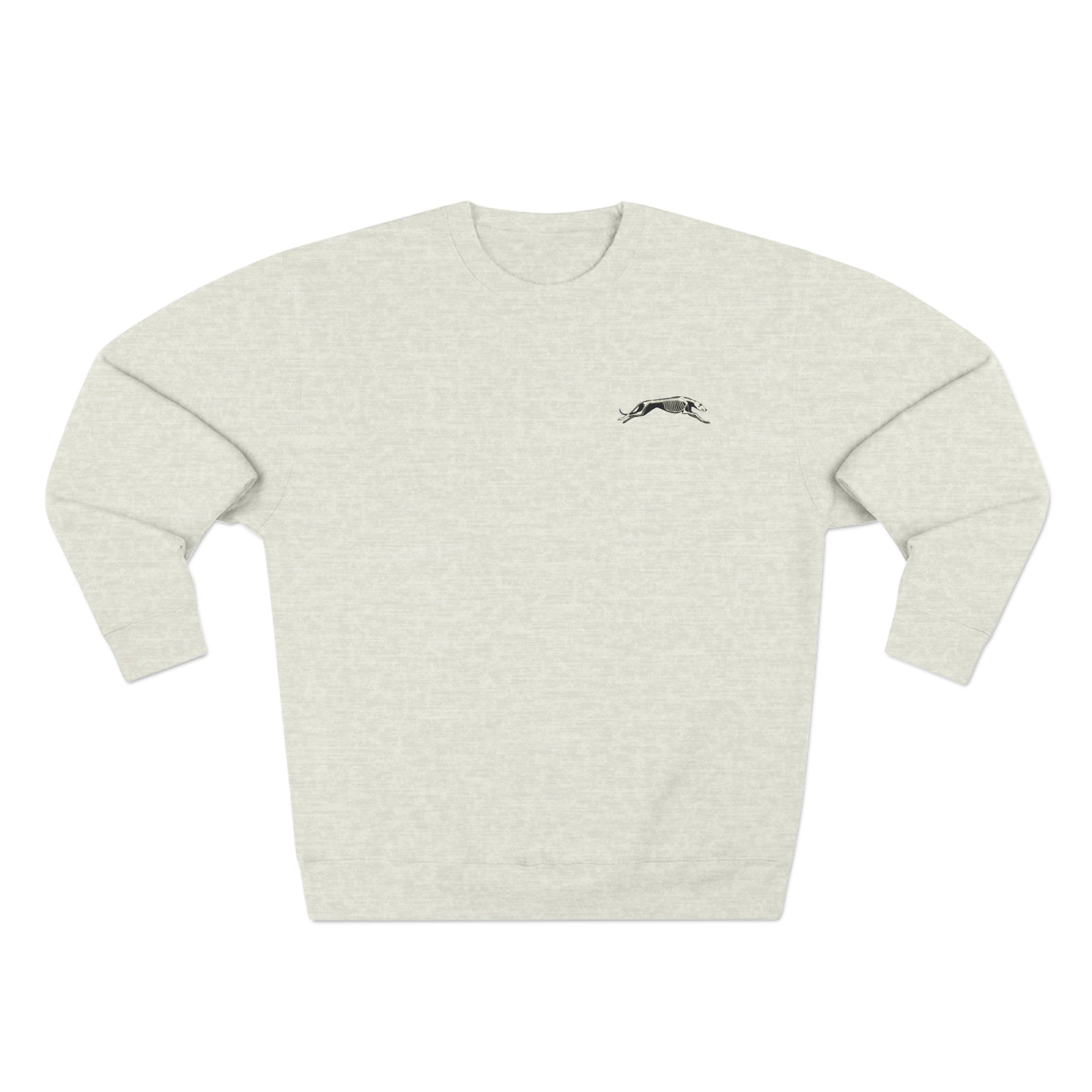 Greyhound Anatomy Crewneck Sweatshirt, Multiple Colors