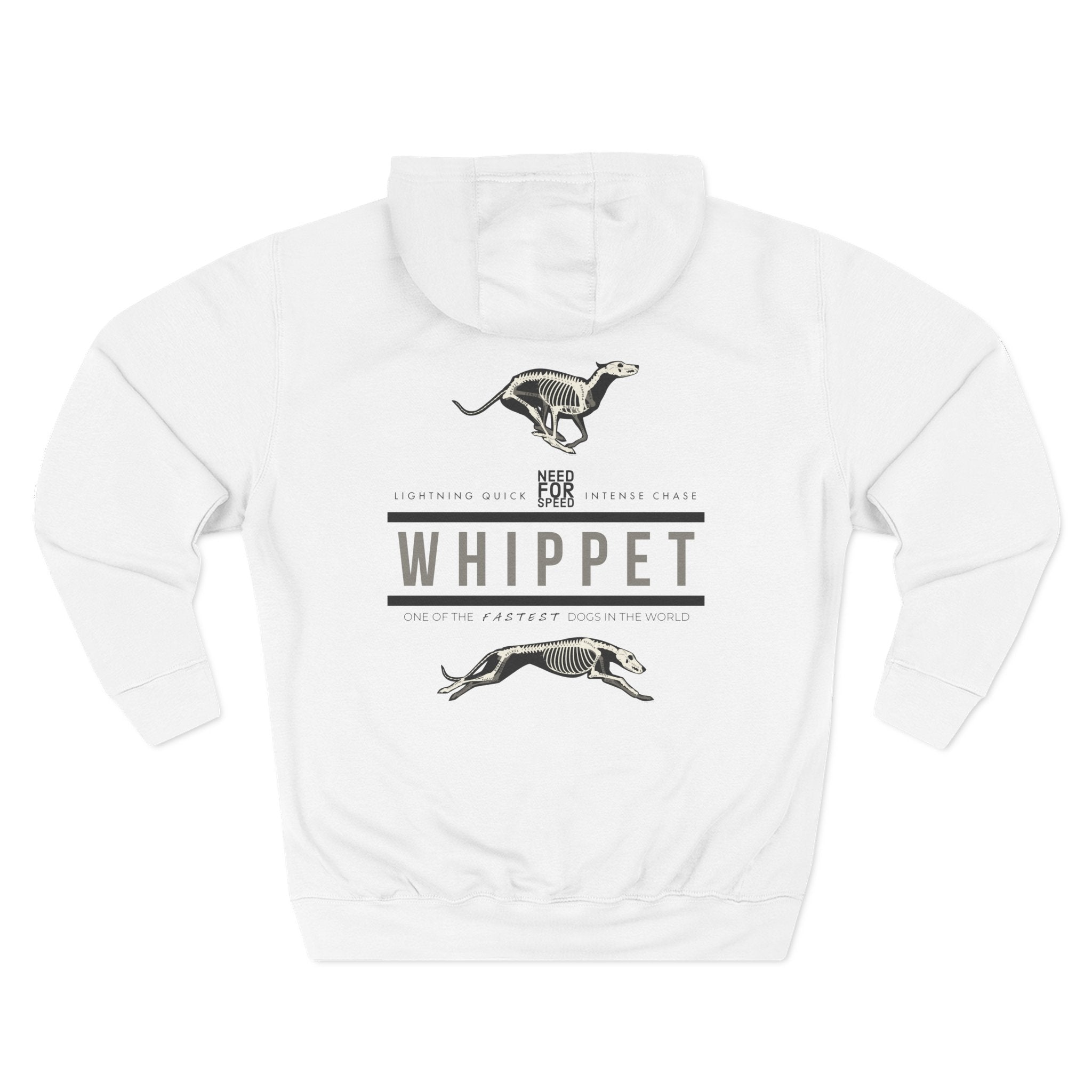 Whippet Anatomy Fleece Hoodie