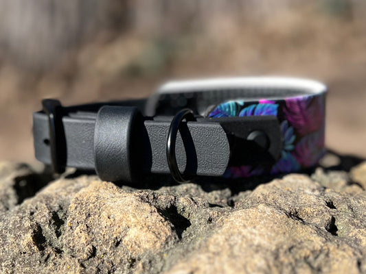 Wild Tropics Padded Biothane Collar