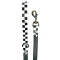 Load image into Gallery viewer, 6' Checkered & Black Leash
