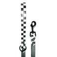 Load image into Gallery viewer, 6' Checkered & Black Leash
