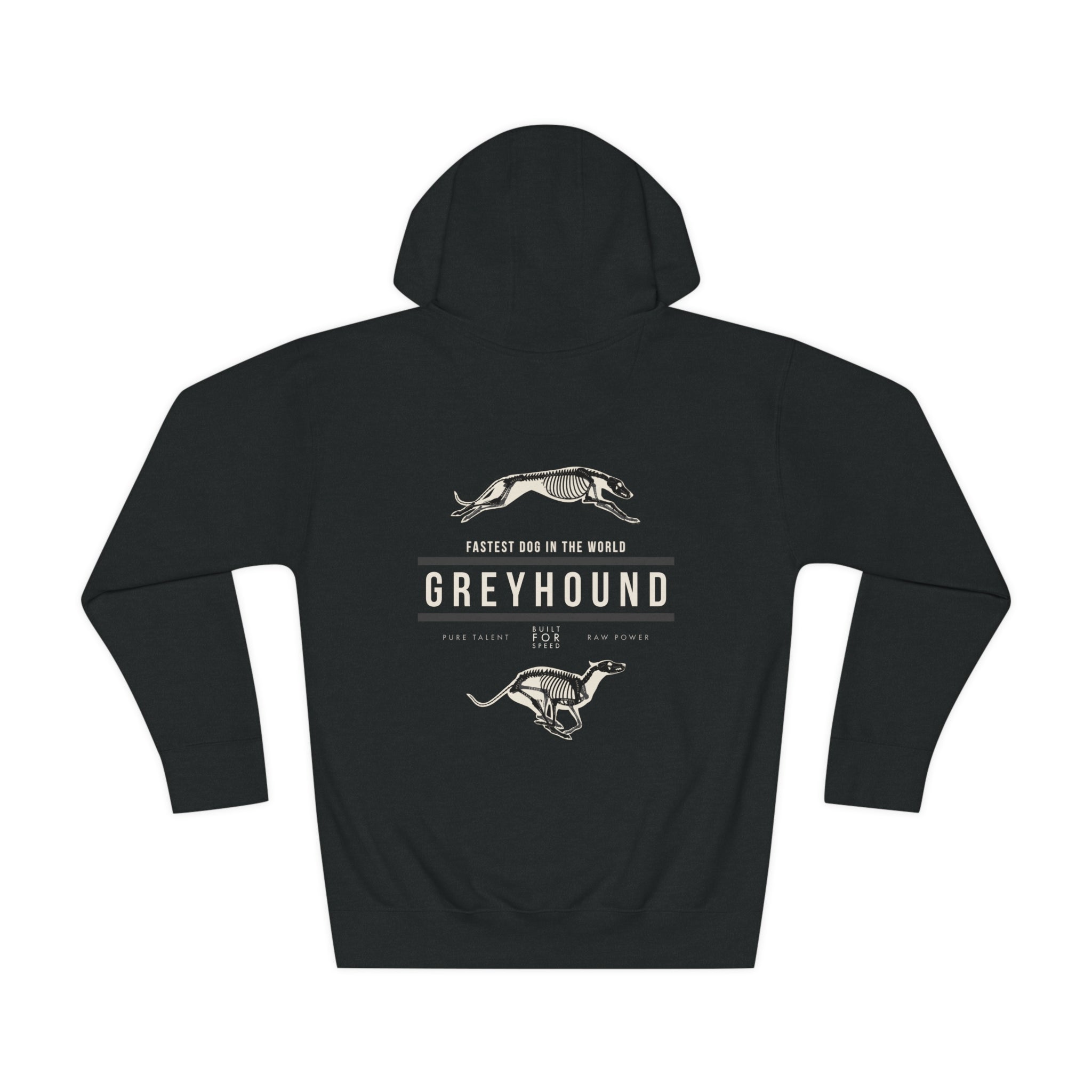 S-3X Greyhound Anatomy Hoodie, Multiple Colors