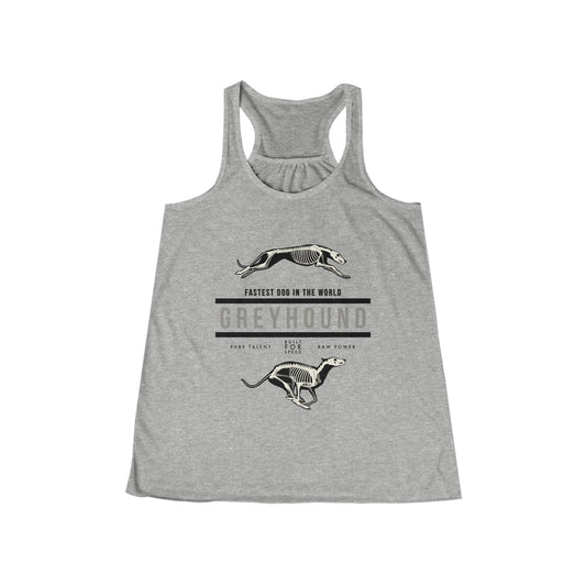 Women's Greyhound Anatomy Flowy Racerback Tank