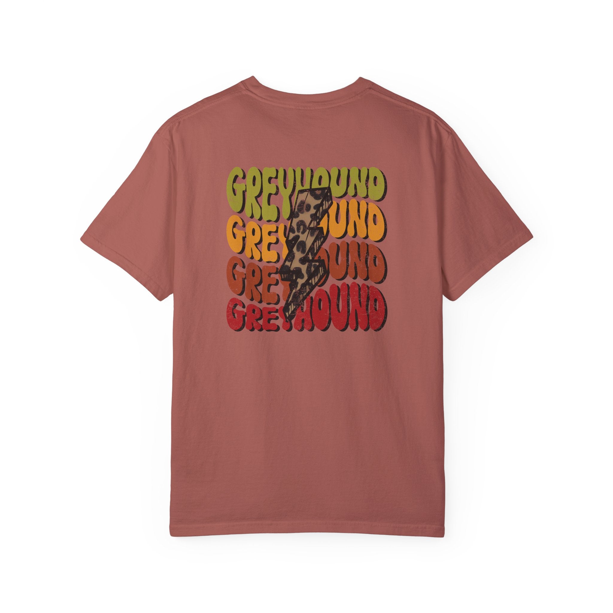 Greyhound Leopard Lightning T-shirt