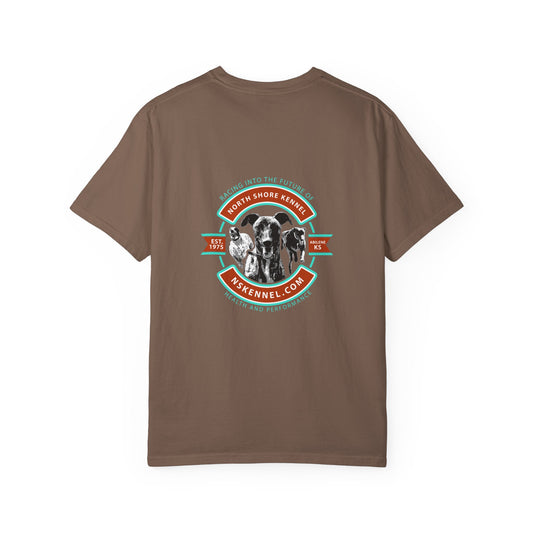 North Shore T-Shirt- Turquoise & Rust
