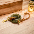 Load image into Gallery viewer, 5' Biothane Leash Olive & Caramel
