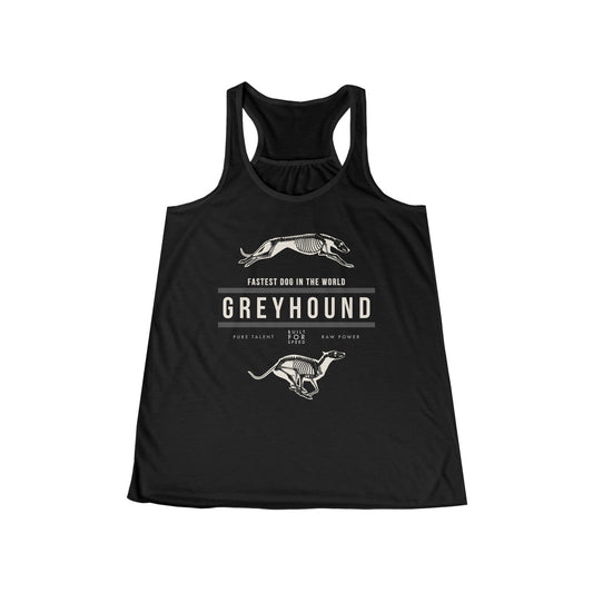 Women's Greyhound Anatomy Flowy Racerback Tank