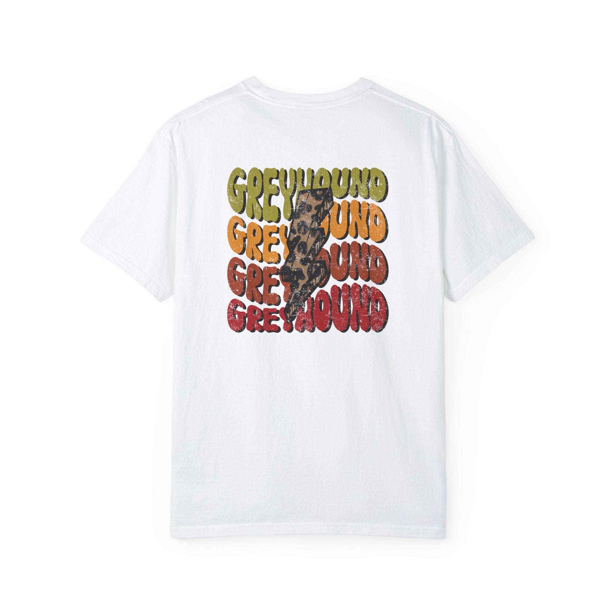 Greyhound Leopard Lightning T-shirt