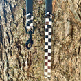 Load image into Gallery viewer, 6' Checkered & Black Leash
