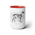 Load image into Gallery viewer, Greyhound Anatomy Coffee Mug, 15oz
