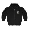 Load image into Gallery viewer, North Shore Zip Hoodie- gray & white logo front only
