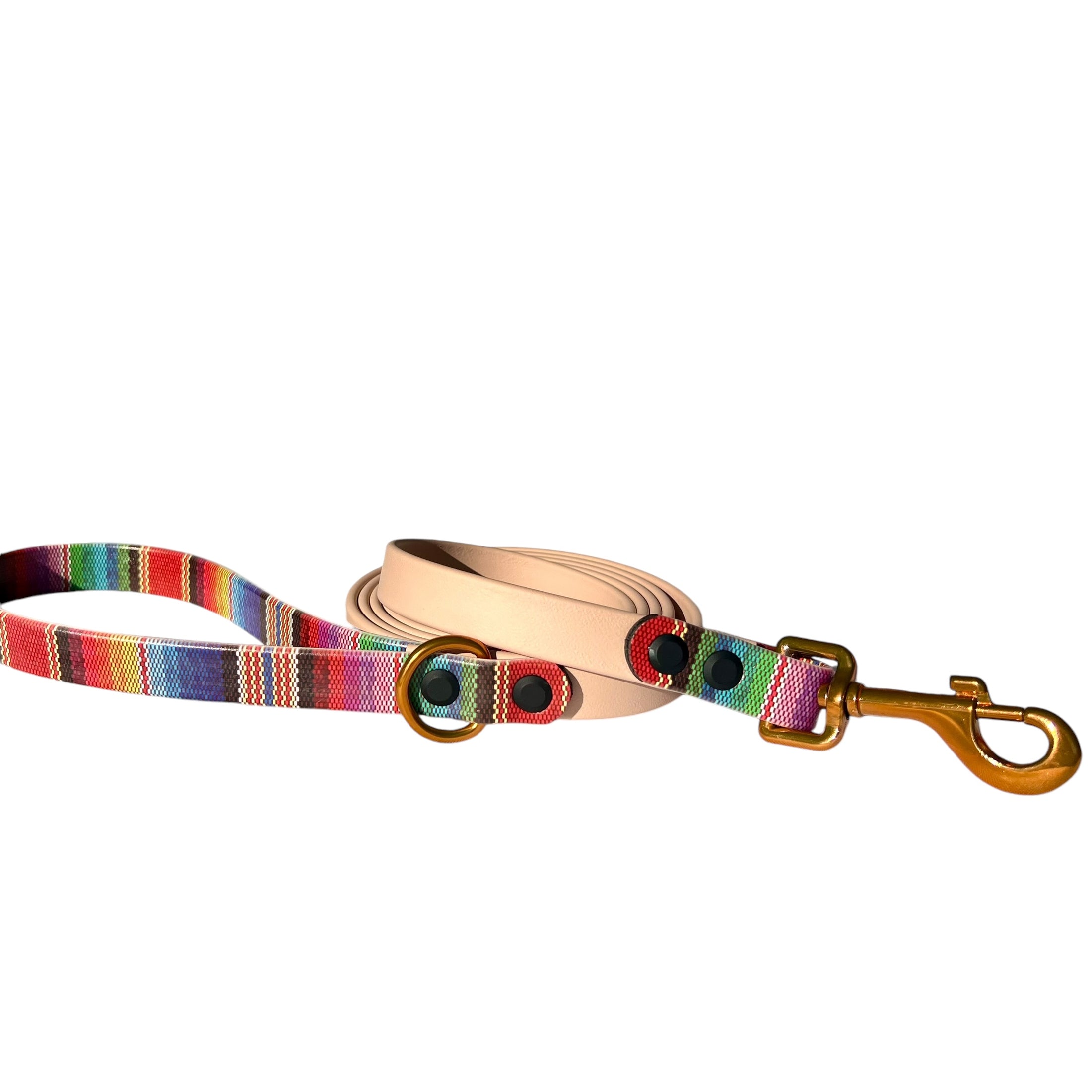 6' Serape & Powder Tan Leash