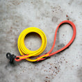 Load image into Gallery viewer, 6' Biothane Leash Yellow & Coral
