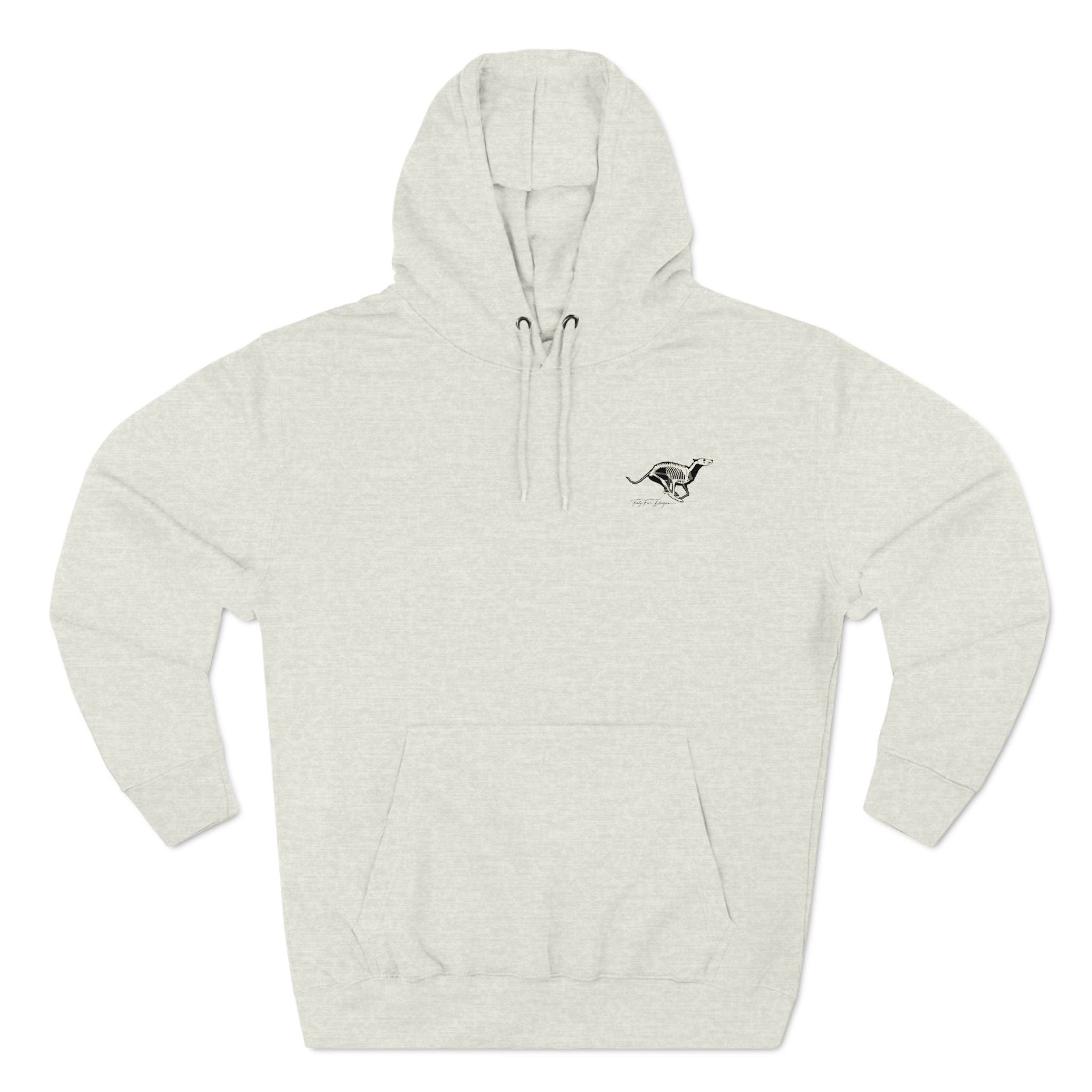 Whippet Anatomy Fleece Hoodie