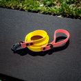 Load image into Gallery viewer, 6' Biothane Leash Yellow & Coral
