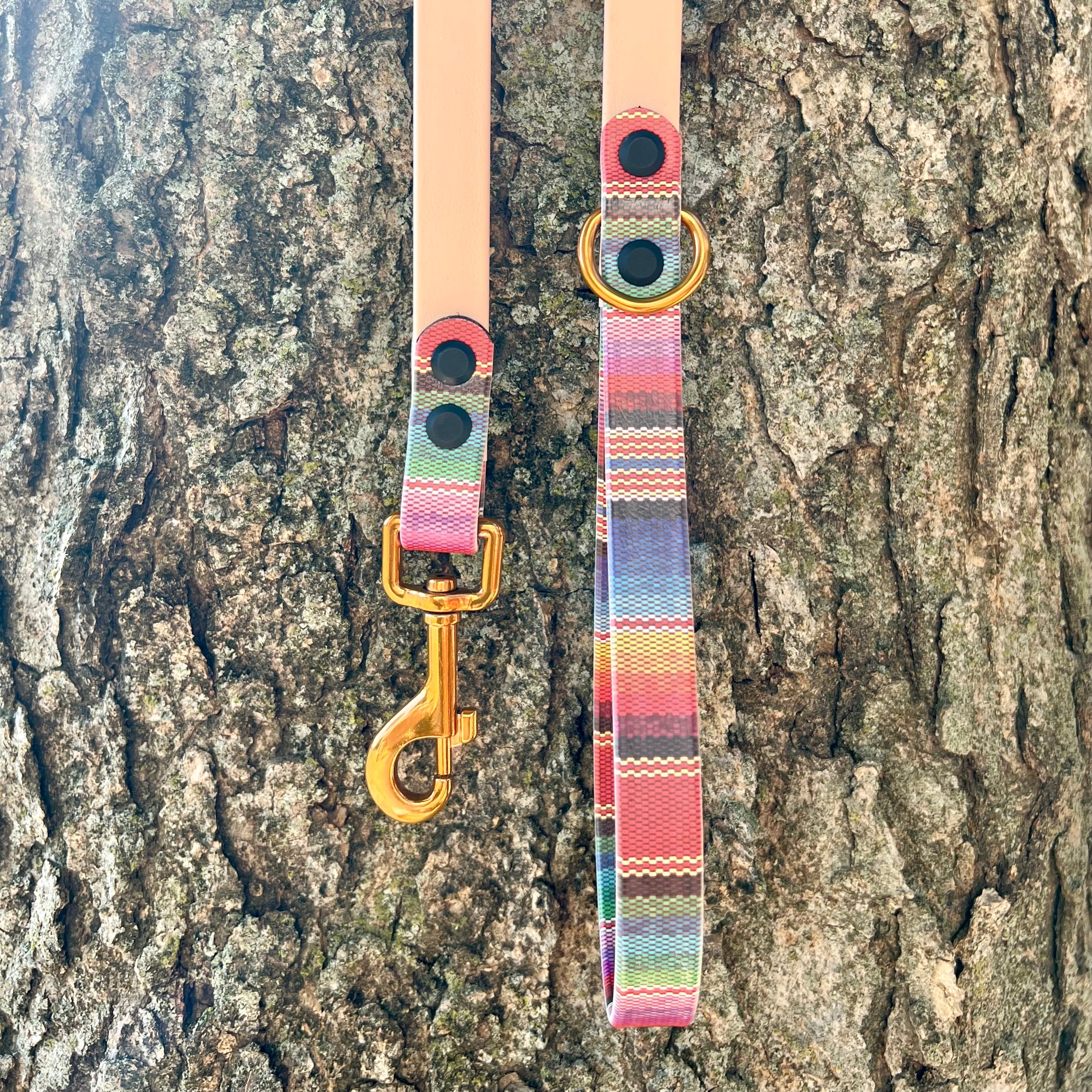 6' Serape & Powder Tan Leash