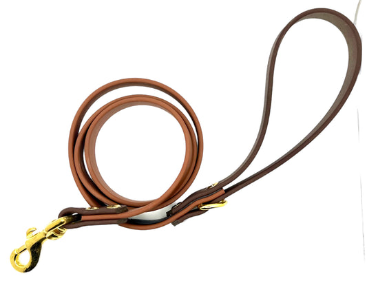 4' Biothane Leash Chocolate & Dark Brown