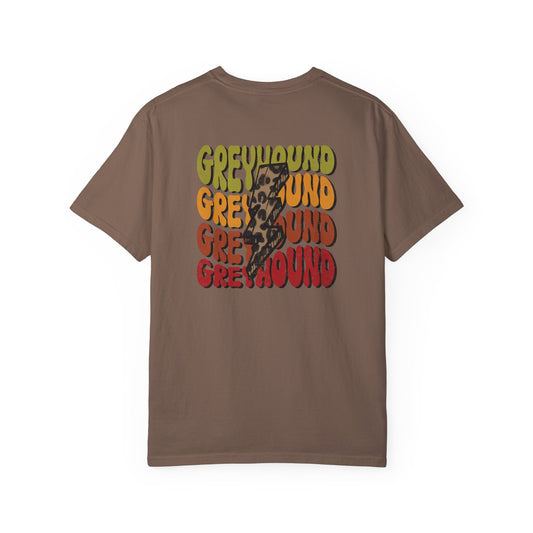 Greyhound Leopard Lightning T-shirt