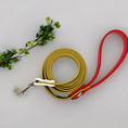 Load image into Gallery viewer, 6' Biothane Leash Gold, Red, & White
