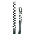 Load image into Gallery viewer, 6' Checkered & Black Leash
