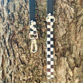 Load image into Gallery viewer, 6' Checkered & Black Leash
